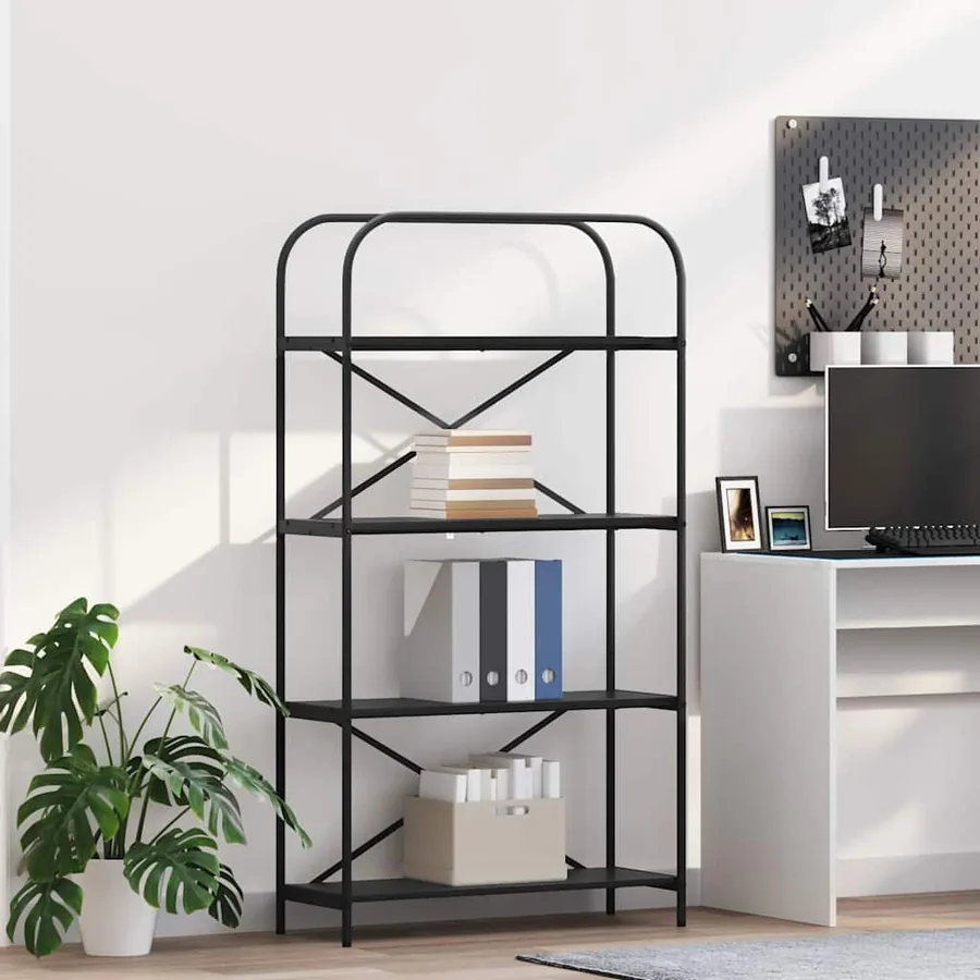Étagère Chêne noir 80 x 30 x 146 cm Bois d'ingénierie