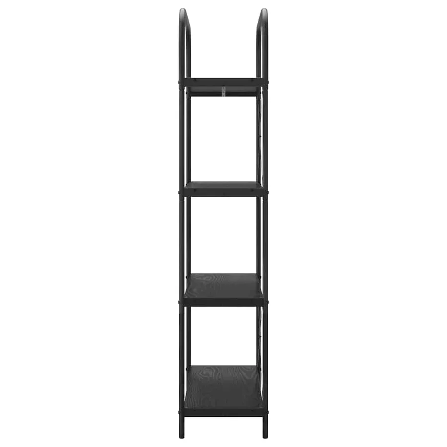 Étagère Chêne noir 80 x 30 x 146 cm Bois d'ingénierie - 6