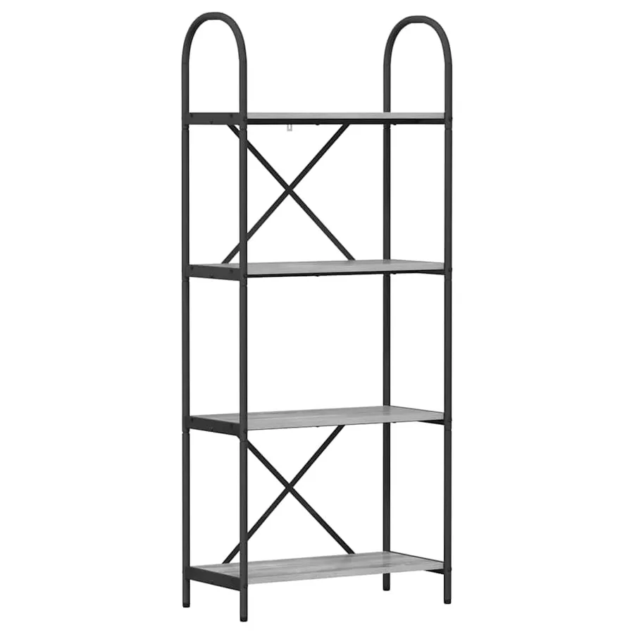 Étagère Gris Sonoma 60 x 30 x 146 cm Bois d'ingénierie - 2