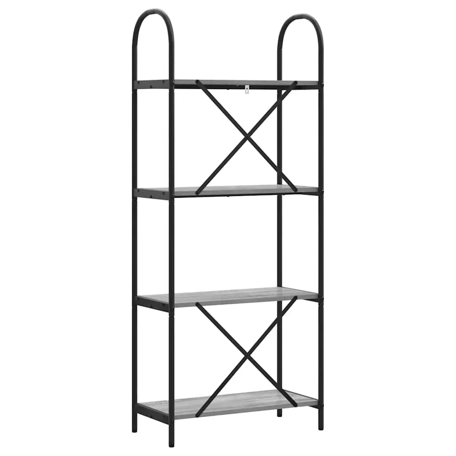 Étagère Gris Sonoma 60 x 30 x 146 cm Bois d'ingénierie - 7