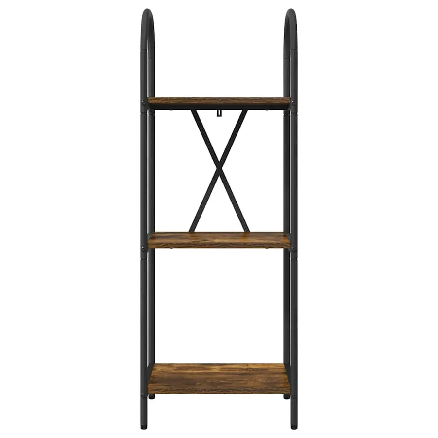 Étagère Chêne fumé 40 x 30 x 109 cm Bois d'ingénierie - 5