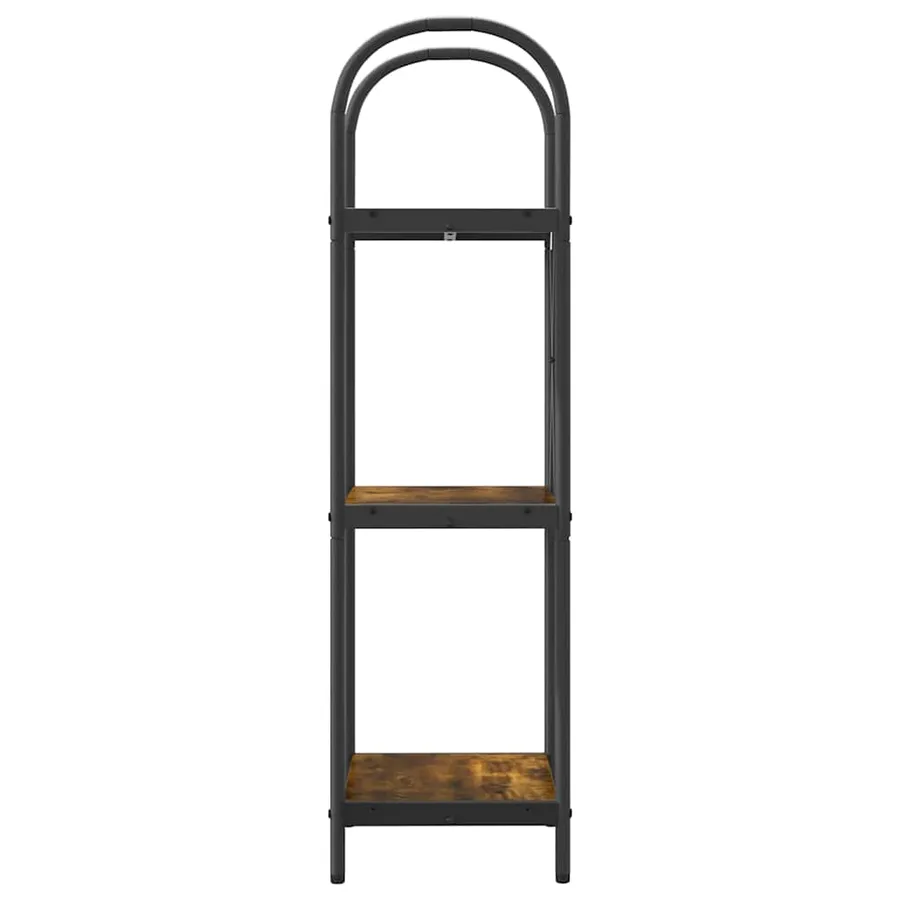 Étagère Chêne fumé 40 x 30 x 109 cm Bois d'ingénierie - 6