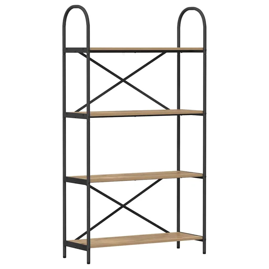 Étagère 4 niveaux 80 x 30 x 146 cm Bois d'ingénierie - 2