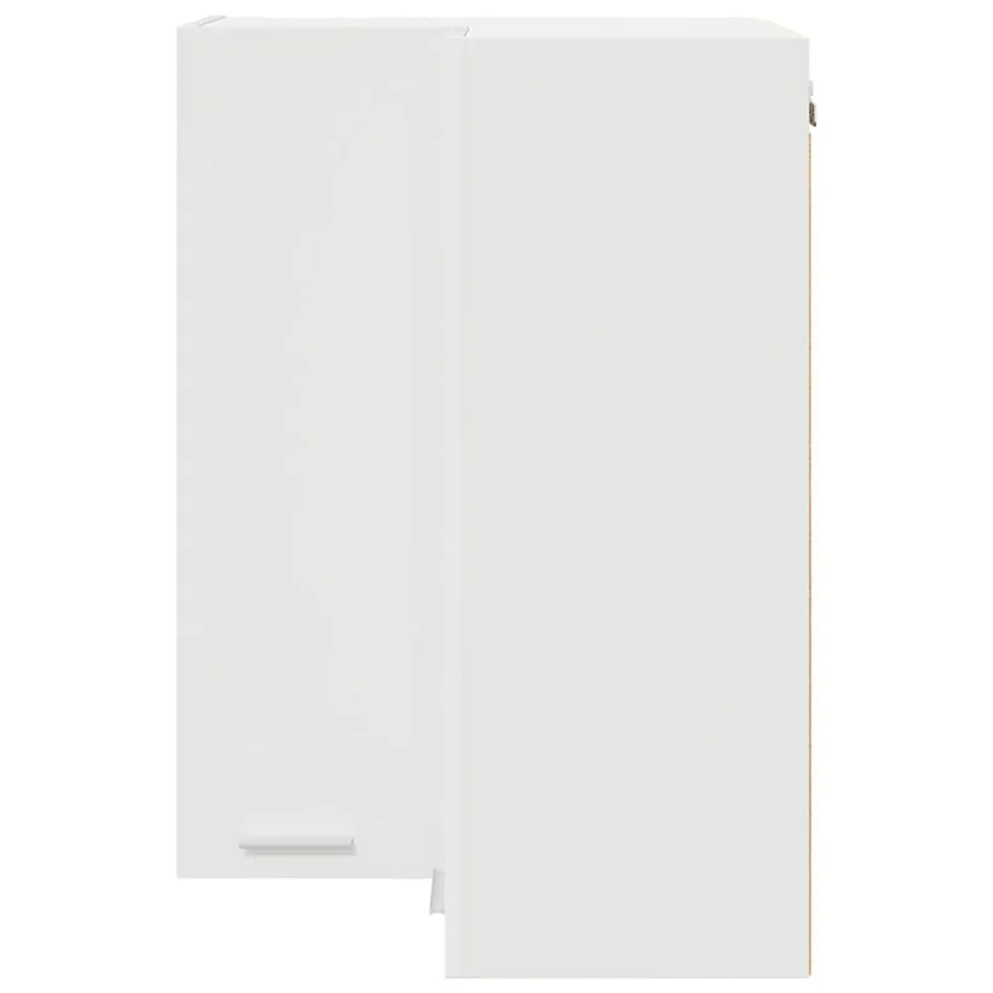 Armoire suspendue Blanc 57 x 57 x 80 cm Bois d'ingénierie - 6