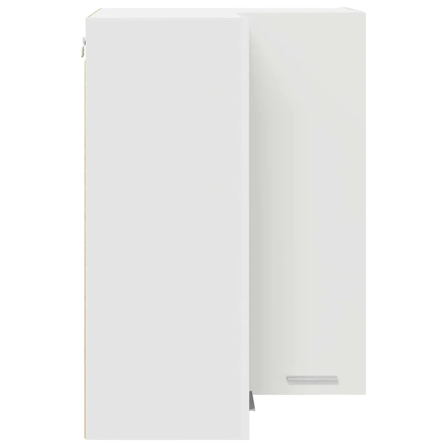 Armoire suspendue Blanc 57 x 57 x 80 cm Bois d'ingénierie - 7