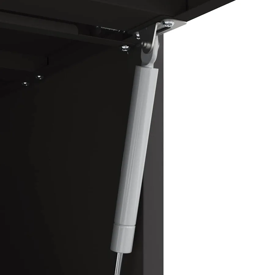 Armoire murale pour garage Noir 60 x 40 x 53 cm - 8