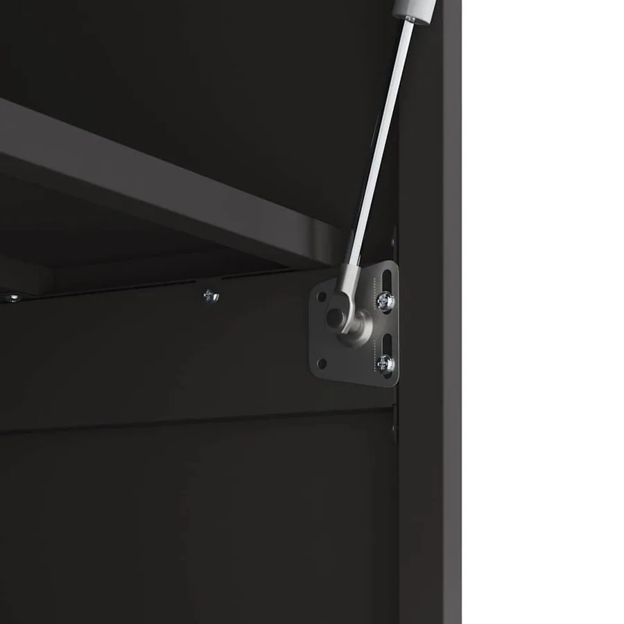 Armoire murale pour garage Noir 60 x 40 x 53 cm - 9