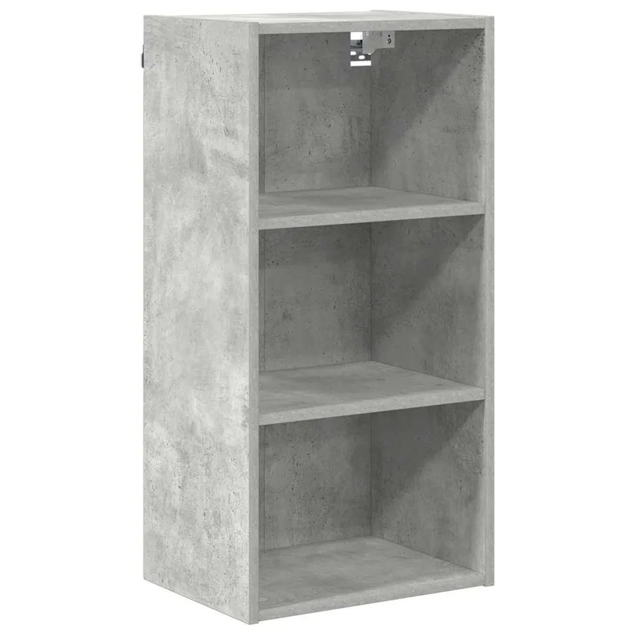 Armoire suspendue avec stockage Gris béton 40 x 29,5 x 80 cm - 2