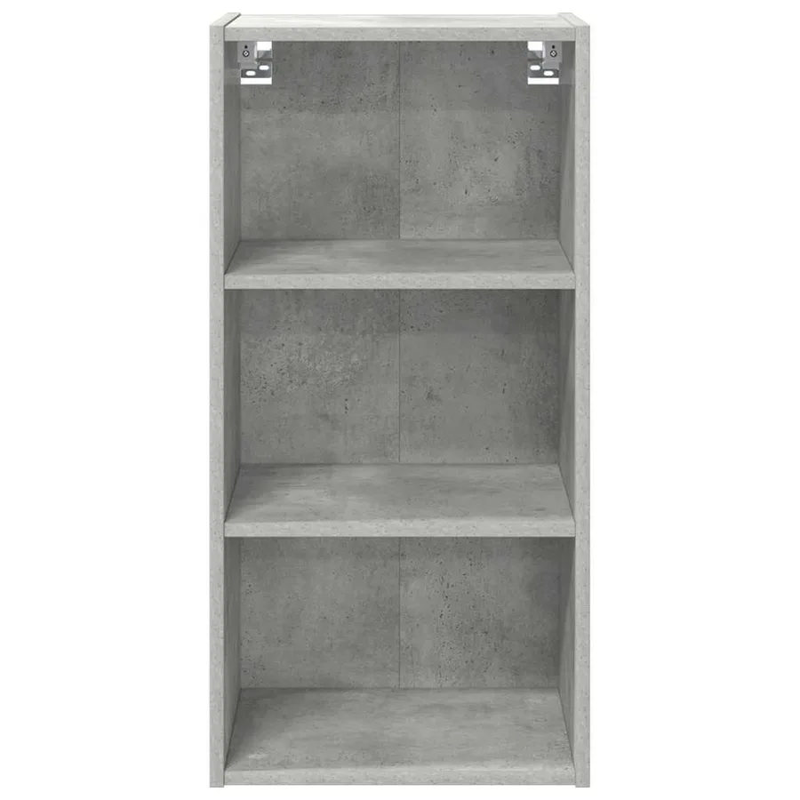 Armoire suspendue avec stockage Gris béton 40 x 29,5 x 80 cm - 5