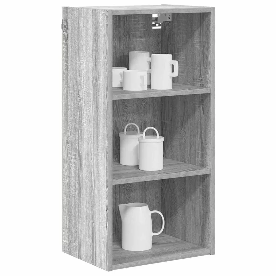Armoire suspendue avec stockage Gris Sonoma 40 x 29,5 x 80 cm - 3