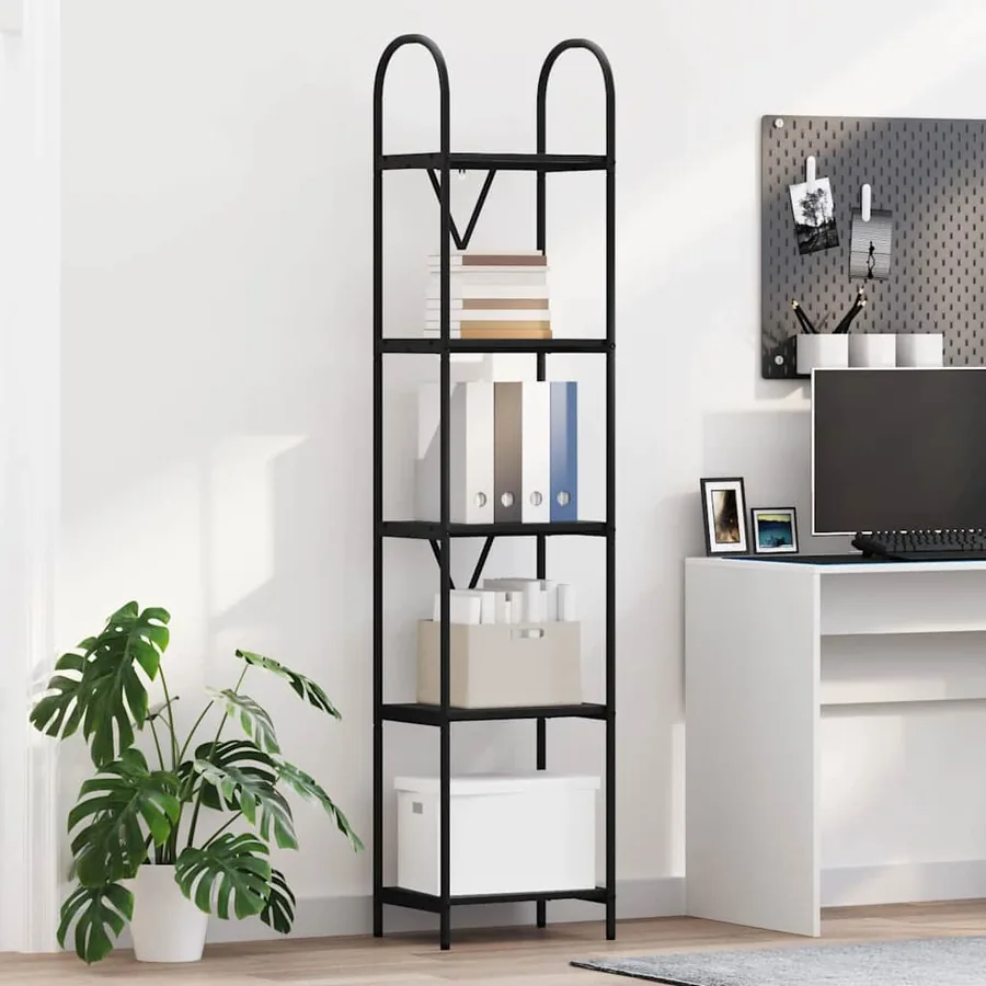 Étagère Chêne noir 40 x 30 x 183 cm Bois d'ingénierie