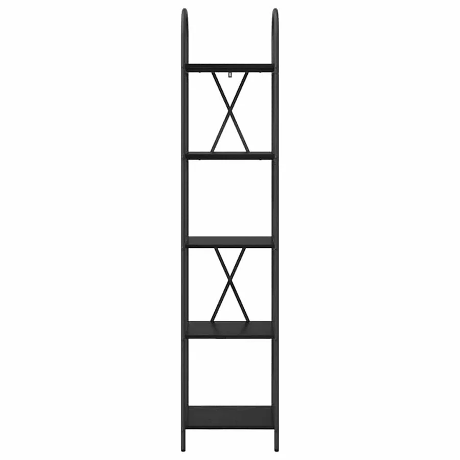 Étagère Chêne noir 40 x 30 x 183 cm Bois d'ingénierie - 5