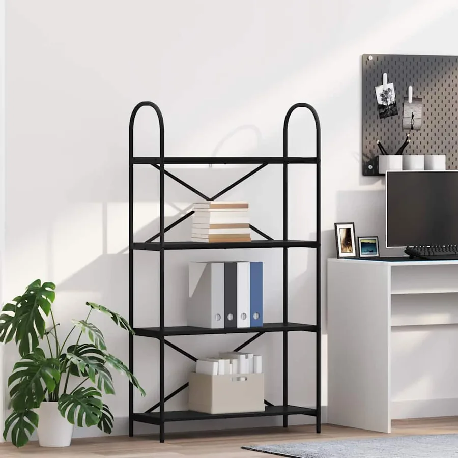 Étagère Chêne noir 80 x 30 x 146 cm Bois d'ingénierie
