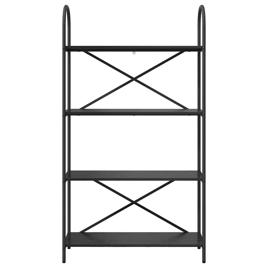 Étagère Chêne noir 80 x 30 x 146 cm Bois d'ingénierie - 5