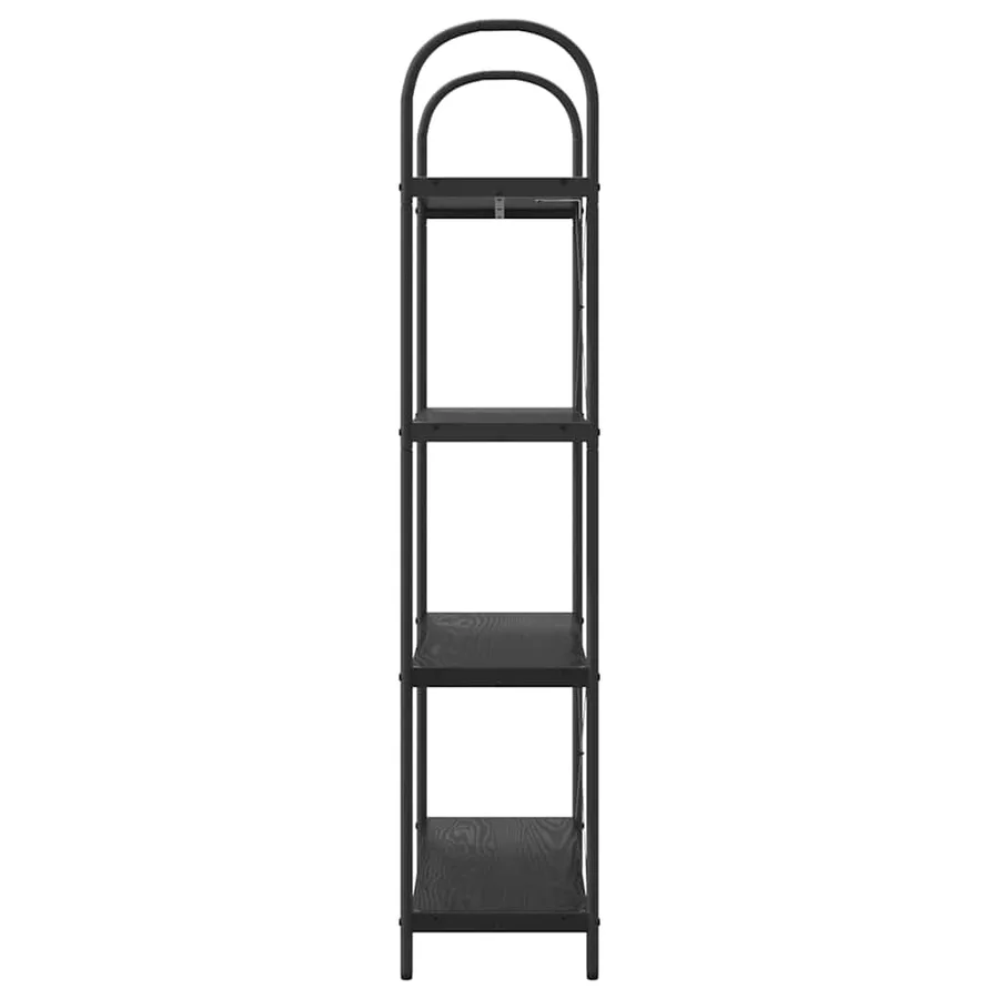Étagère Chêne noir 80 x 30 x 146 cm Bois d'ingénierie - 6