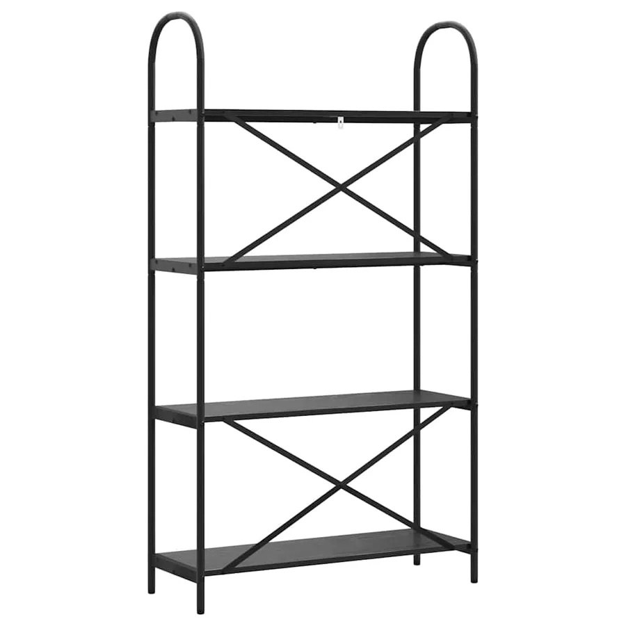Étagère Chêne noir 80 x 30 x 146 cm Bois d'ingénierie - 7