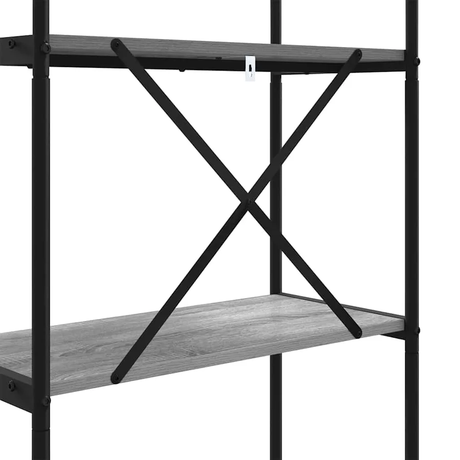 Étagère Gris Sonoma 60 x 30 x 109 cm Bois d'ingénierie - 9