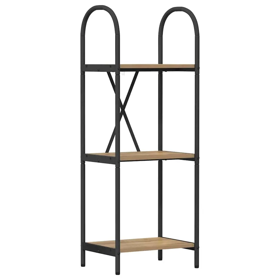 Étagère 3 niveaux 40 x 30 x 109 cm Bois d'ingénierie - 2