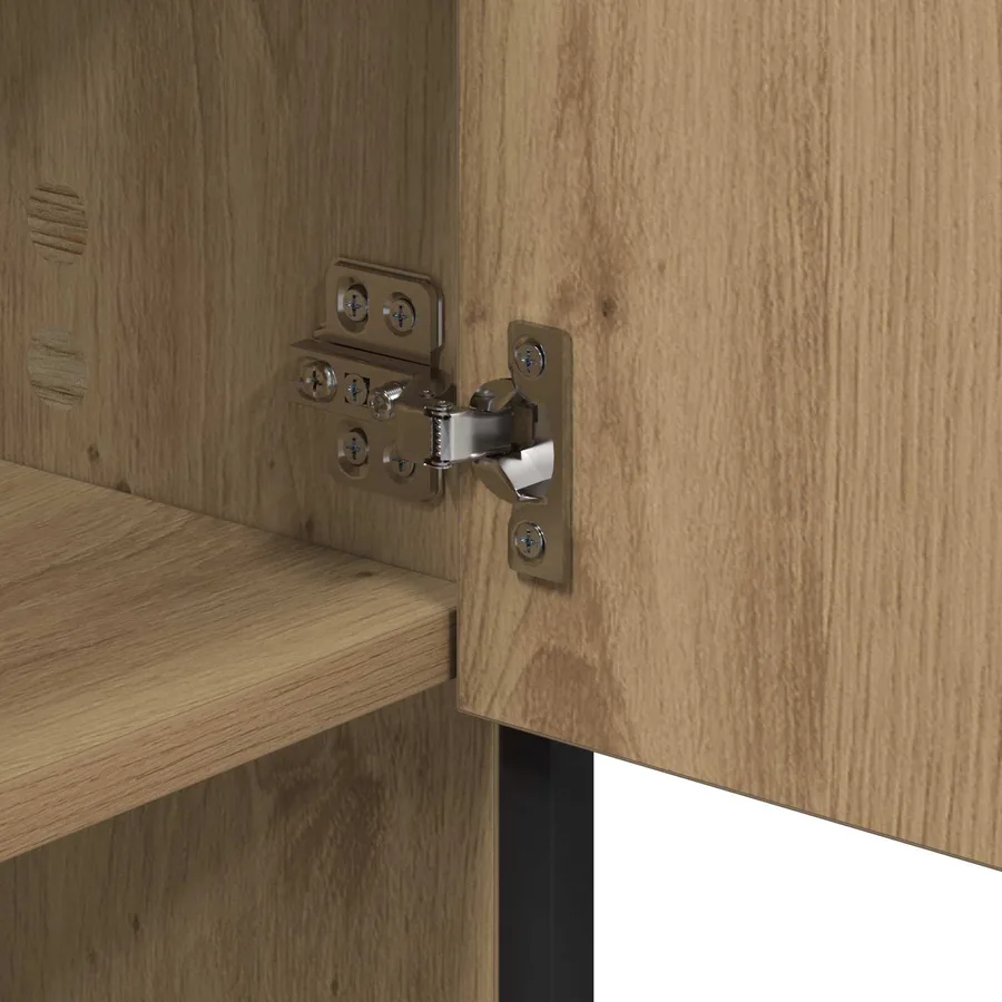 Ensemble de mobilier de salle de bain 2 pc Chêne artisanal - 11