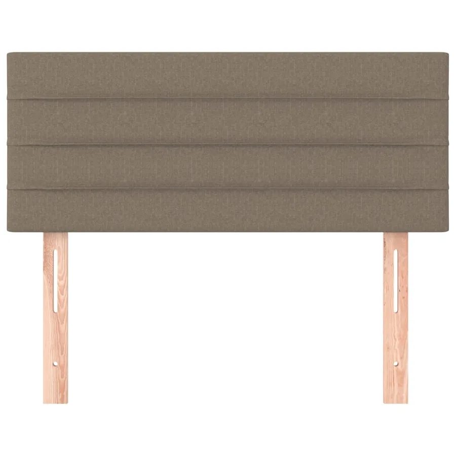 Tête de lit Taupe 90x5x78/88 cm Tissu - 3