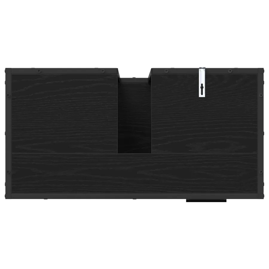 Ensemble de mobilier de salle de bain 2 pcs Chêne noir - 8