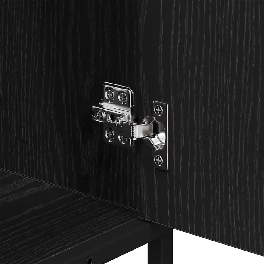 Ensemble de mobilier de salle de bain 2 pcs Chêne noir - 11