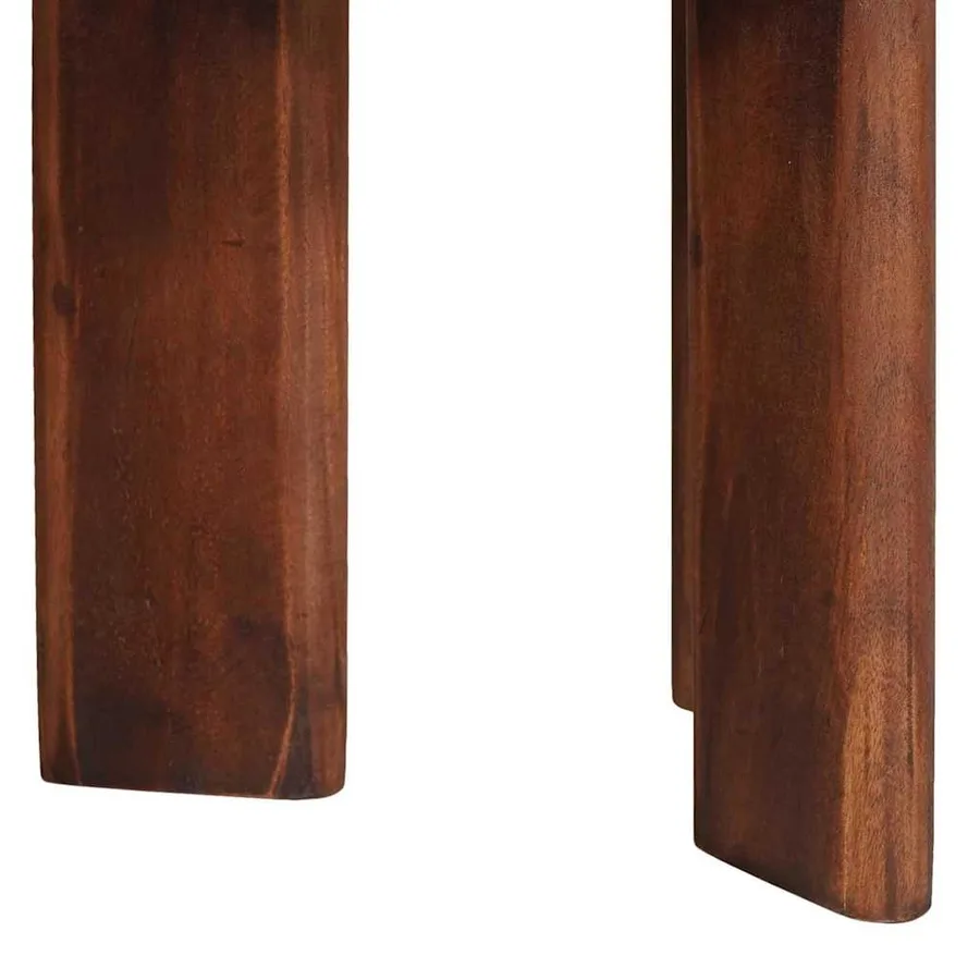 Tables basses gigognes 2 pcs Multicolore Bois massif recyclé - 8