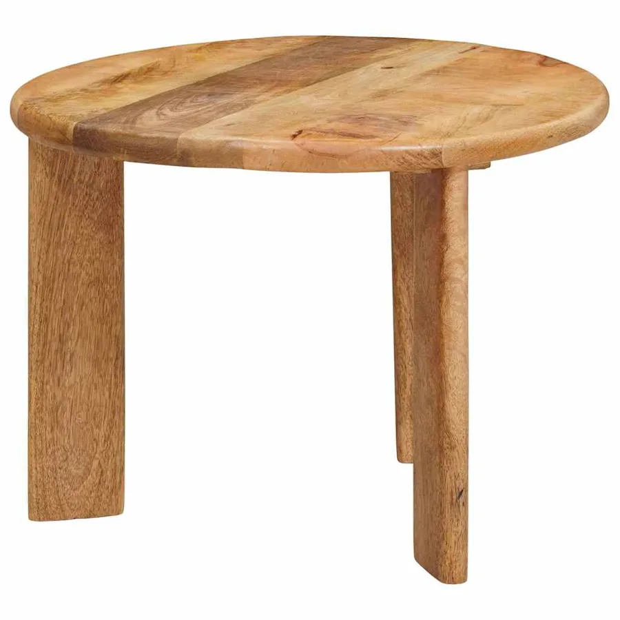 Tables basses gigognes 3 pcs Marron Bois de mangue massif - 5
