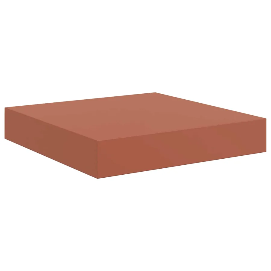 Étagère Murale 2 pcs Rouge 23 x 23,5 x 4 cm Bois d'ingénierie - 5