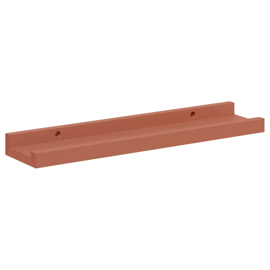 Étagère Murale Montage mural 2 pcs Rouge 40 x 9 x 3 cm - 6