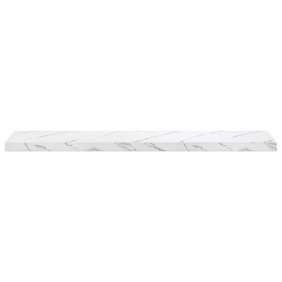 Étagère Murale 4 pcs Marbre blanc 120 x 23,5 x 4 cm - 7