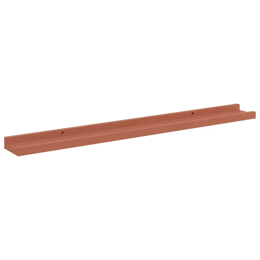 Étagère Murale Montage mural 2 pcs Rouge 80 x 9 x 3 cm - 6