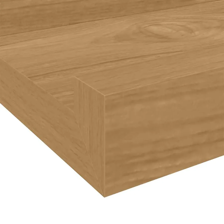 Étagère Murale Montage mural 4 pcs Marron 60 x 9 x 3 cm - 11