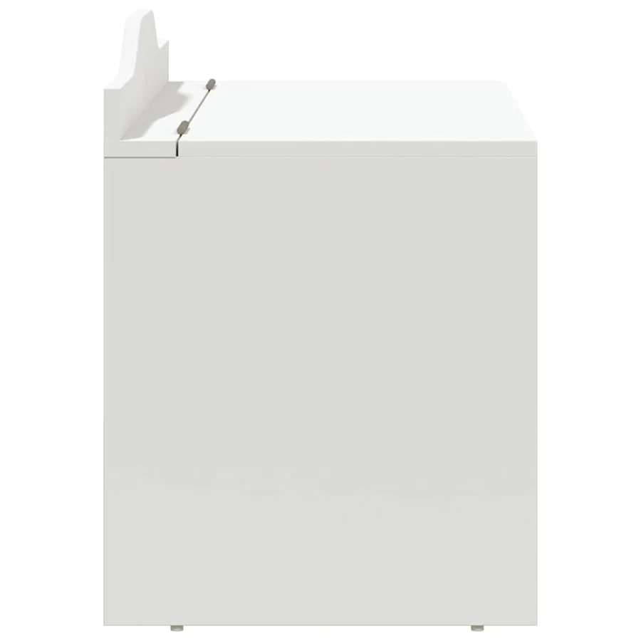 Coffre de rangement avec devant tableau noir ROROS Blanc - 7