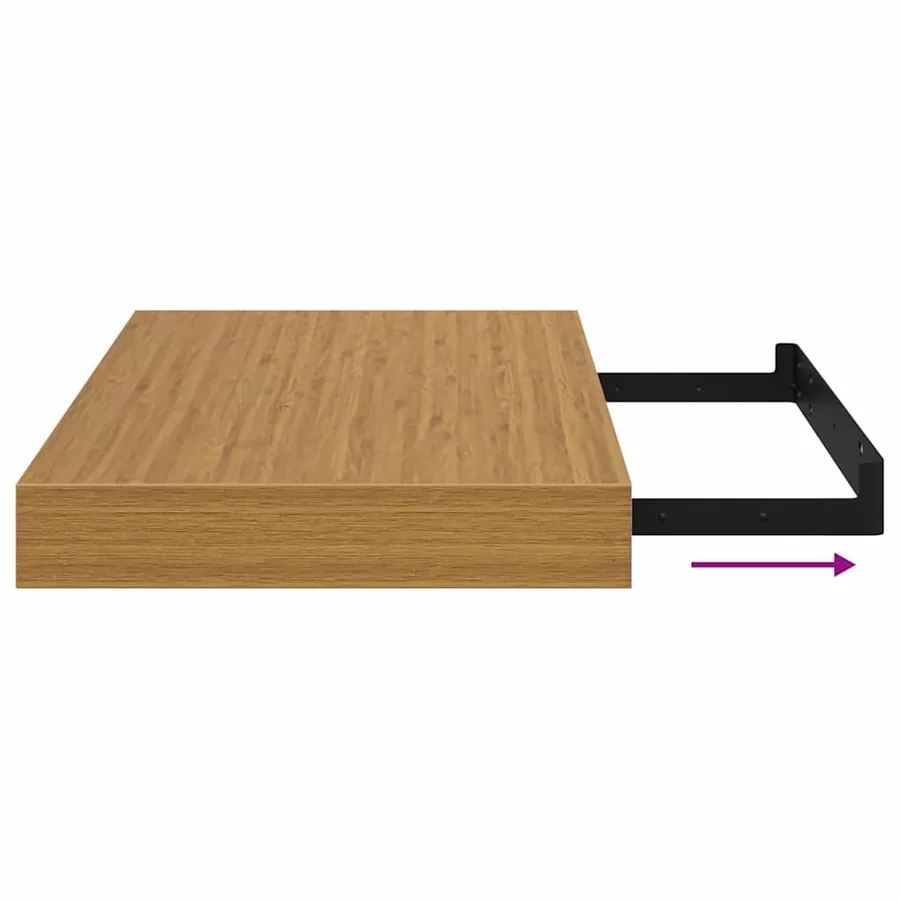 Étagère Murale 4 pcs Beige 40 x 23,5 x 4 cm Bois d'ingénierie - 13