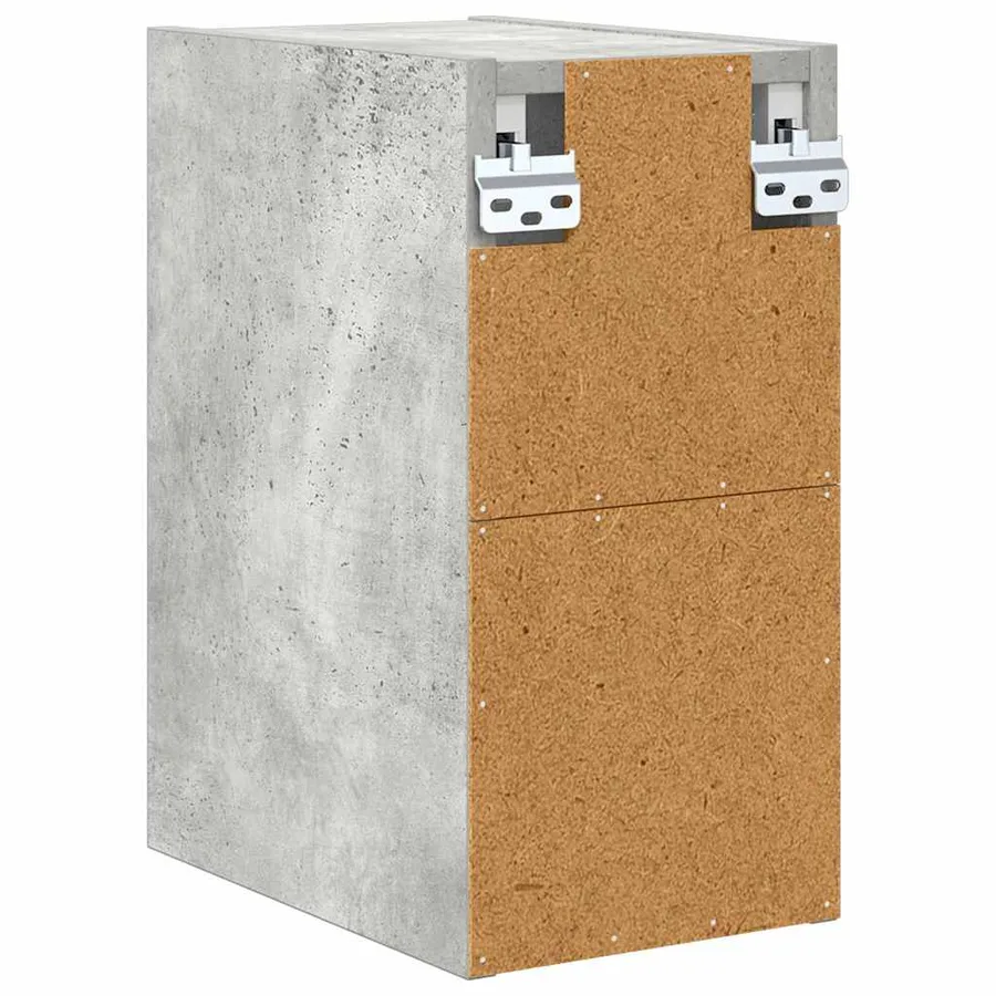 Armoire suspendue avec stockage Gris béton 20 x 29,5 x 40 cm - 7