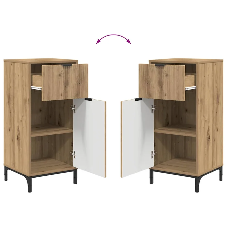 Ensemble de mobilier de salle de bain 2 pc Chêne artisanal - 10