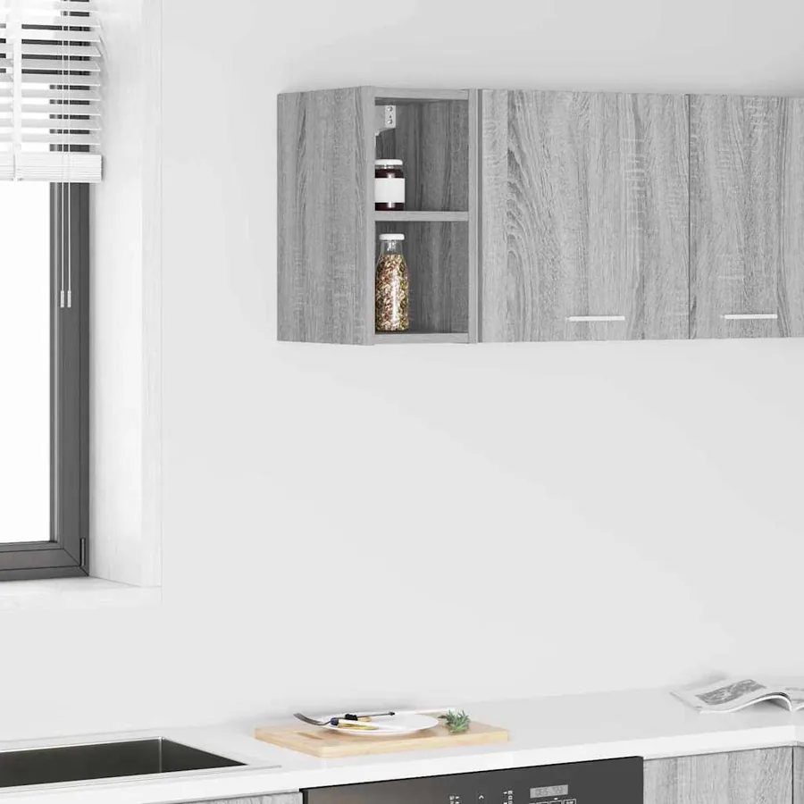 Armoire suspendue avec stockage Gris Sonoma 20 x 29,5 x 40 cm
