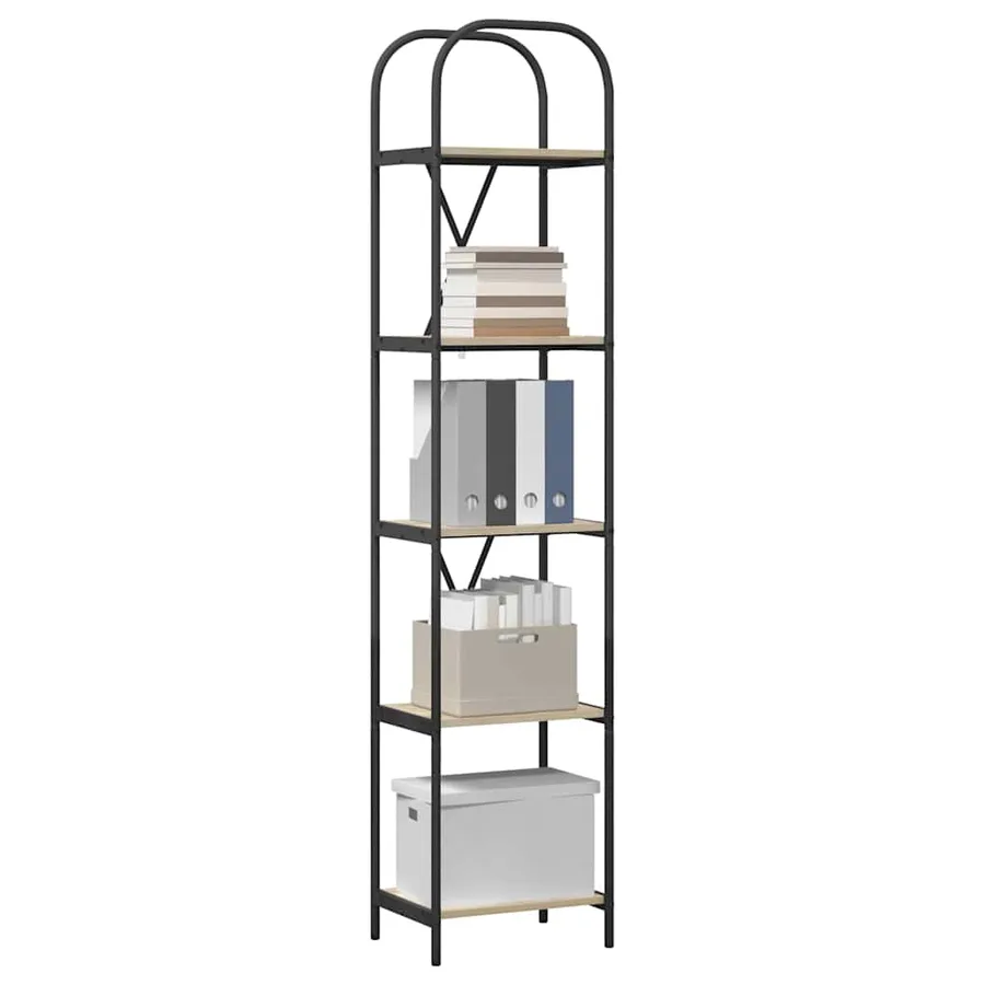 Étagère Chêne Sonoma 40 x 30 x 183 cm Bois d'ingénierie - 3
