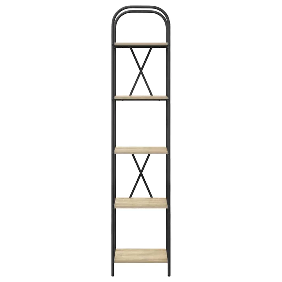 Étagère Chêne Sonoma 40 x 30 x 183 cm Bois d'ingénierie - 5