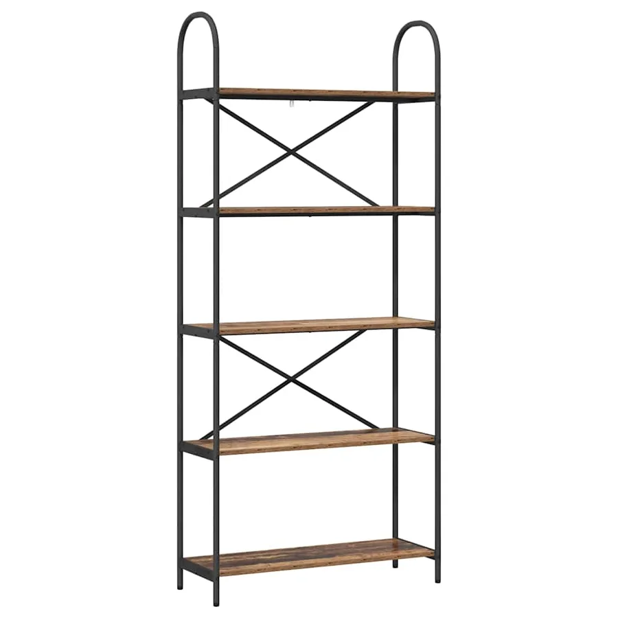 Étagère Bois ancien 80 x 30 x 183 cm Bois d'ingénierie - 2