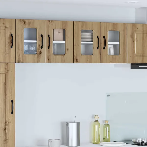 Panneau de lave-vaisselle Kalmar 2 pcs Chêne artisanal