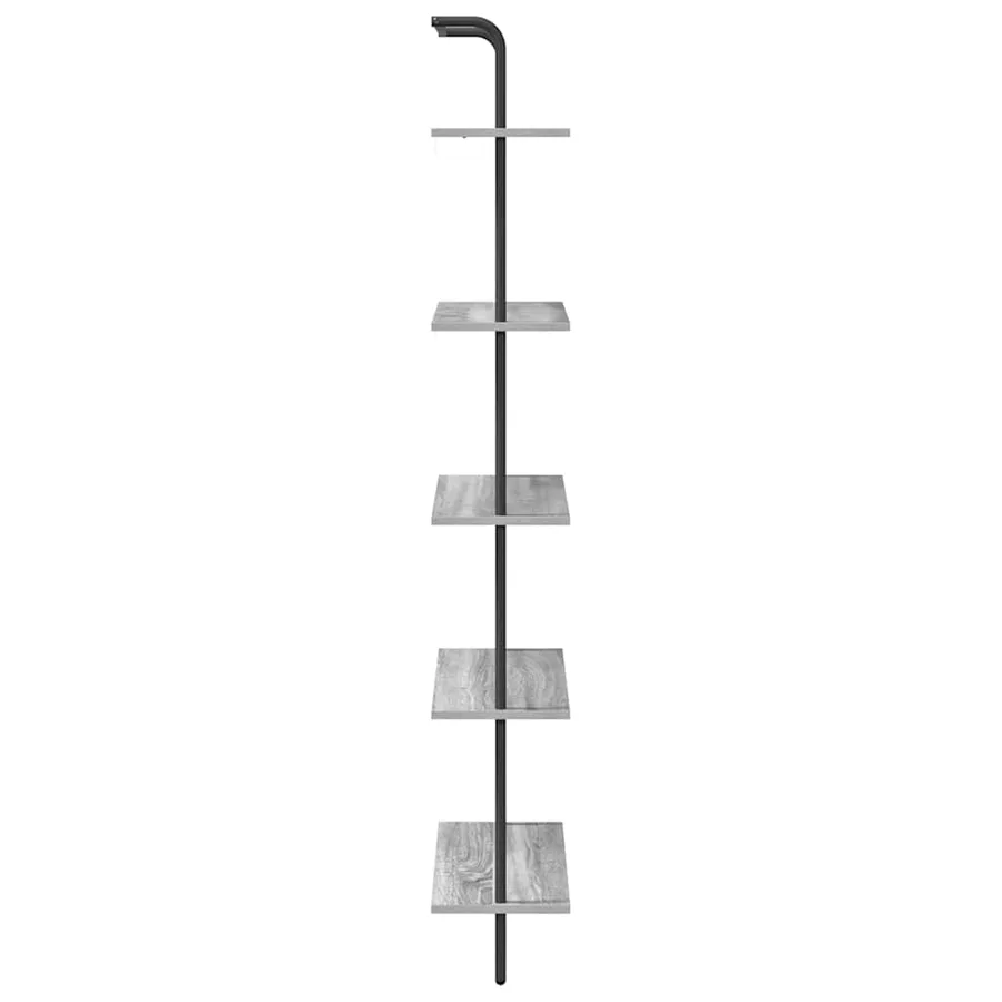 Étagère Gris Sonoma 60 x 24 x 168 cm Bois d'ingénierie - 6