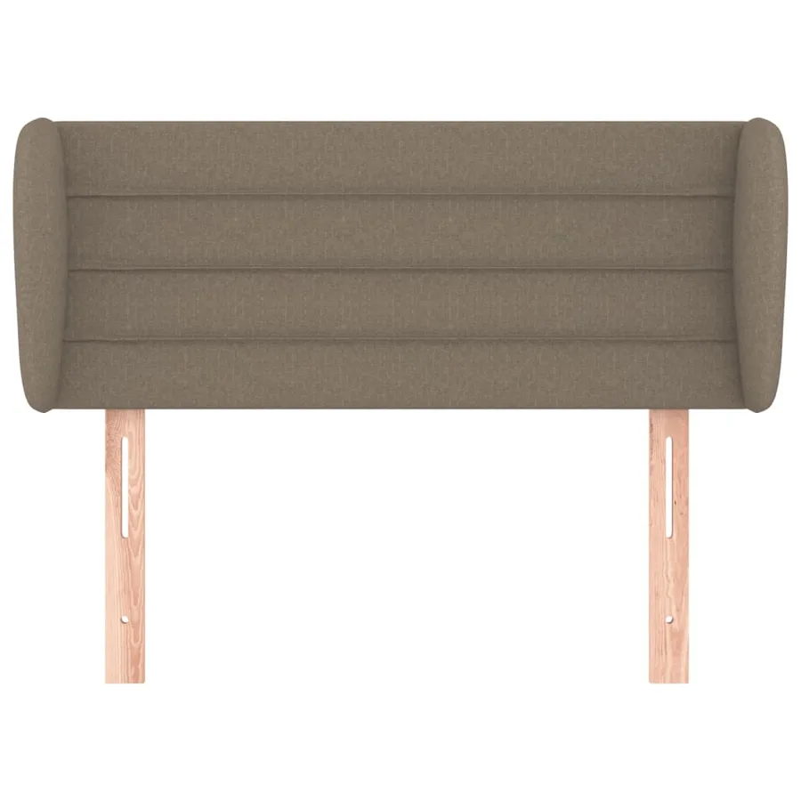 Tête de lit avec oreilles Taupe 93x23x78/88 cm Tissu - 3