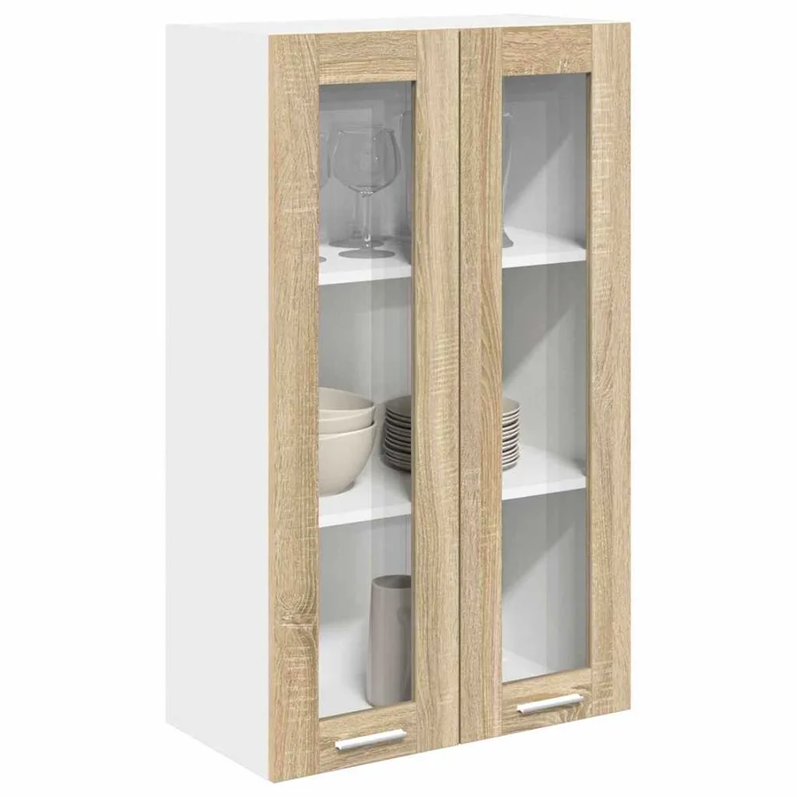 Armoire suspendue avec stockage Chêne Sonoma 60 x 31 x 100 cm - 3
