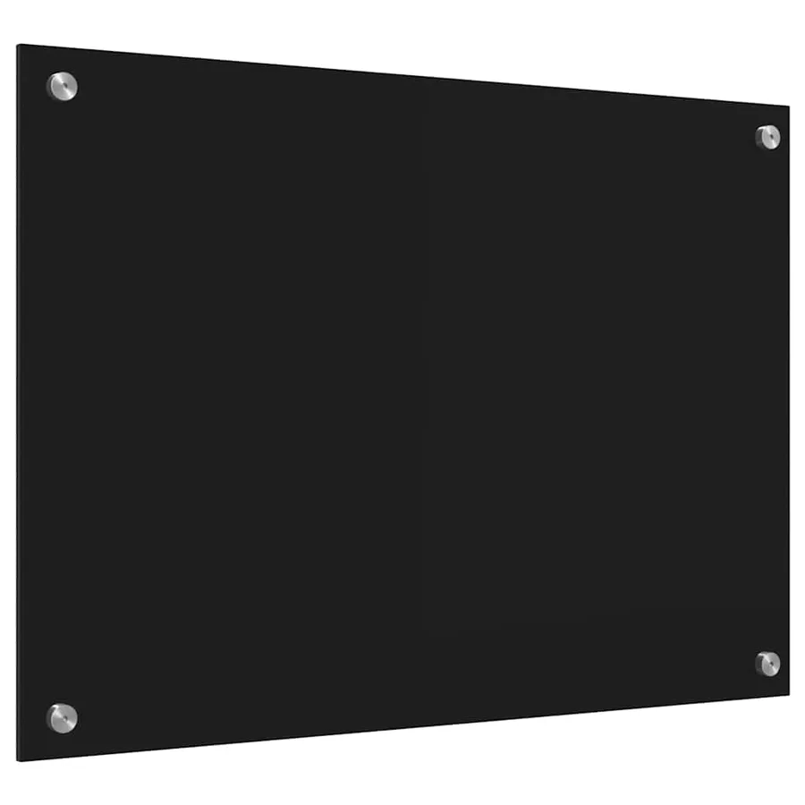 Crédence de cuisine Noir 70 x 50 cm verre trempé - 6
