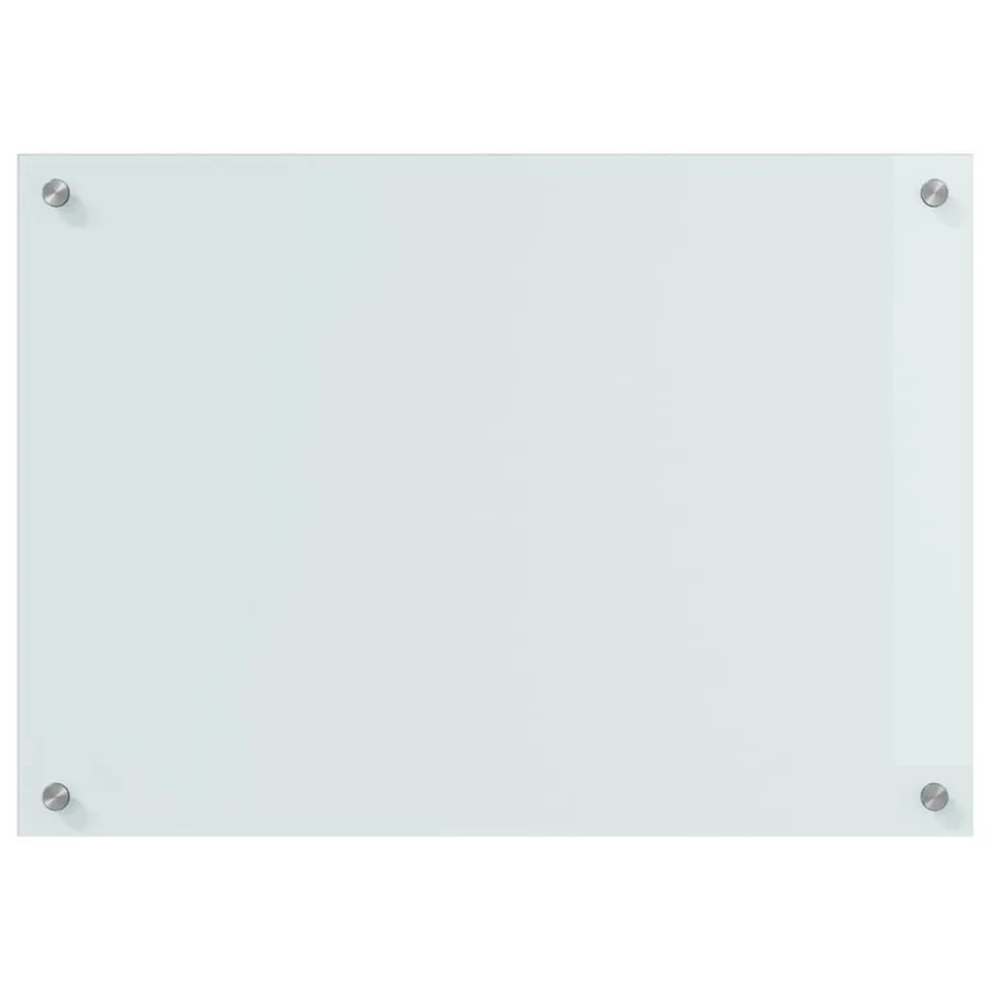 Crédence de cuisine 2 pcs Blanc 70 x 50 cm verre trempé - 4