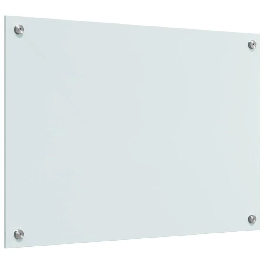 Crédence de cuisine 2 pcs Blanc 70 x 50 cm verre trempé - 6