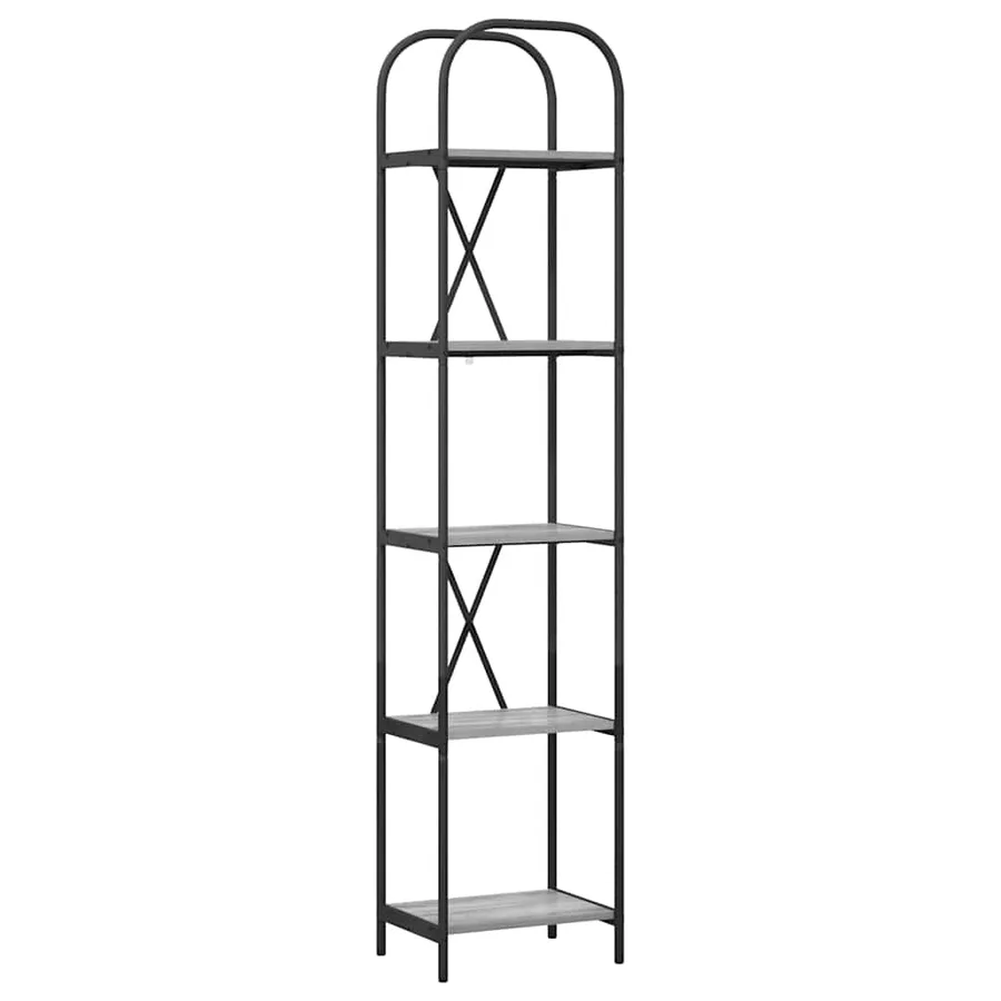 Étagère Gris Sonoma 40 x 30 x 183 cm Bois d'ingénierie - 2