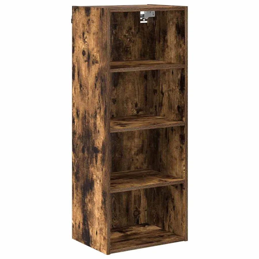 Armoire suspendue avec stockage Chêne fumé 40 x 29,5 x 100 cm - 2
